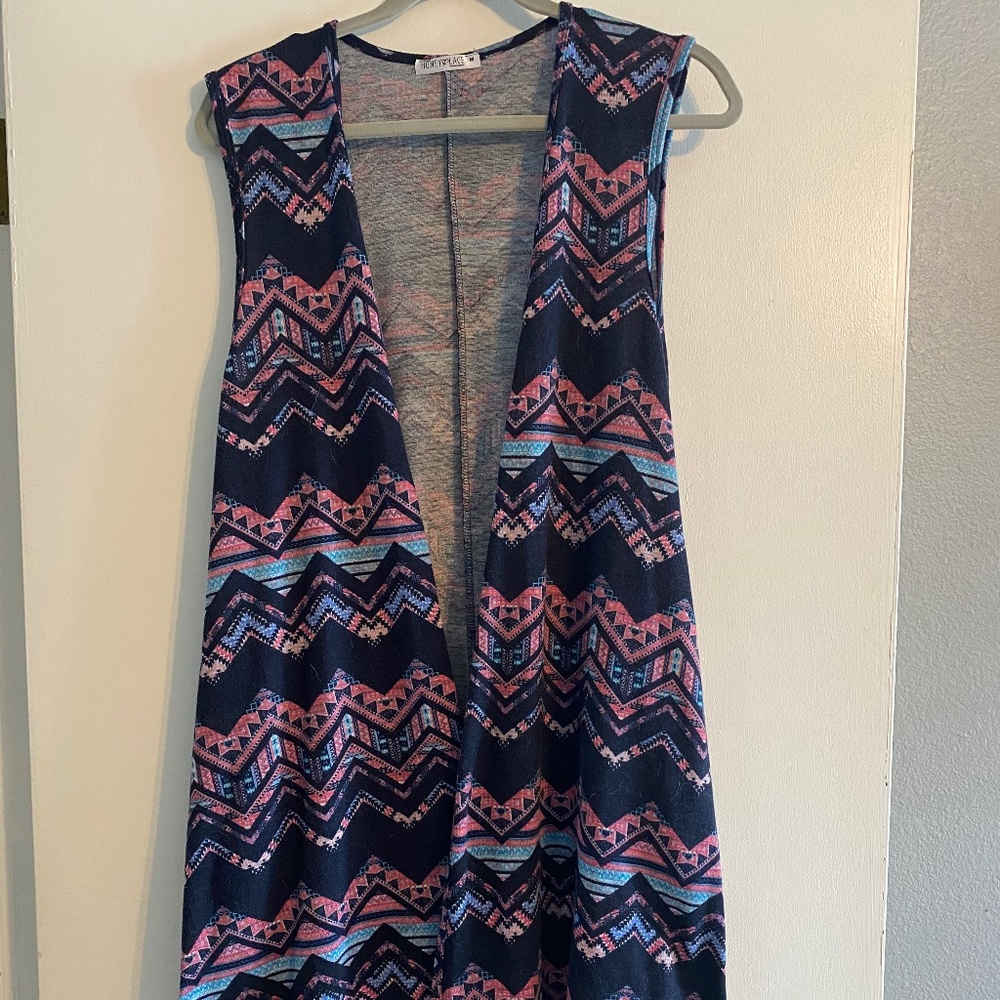 Honey and Lace Long Vest